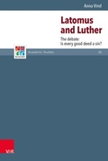 Cover: Latomus and Luther - Vandenhoeck & Ruprecht