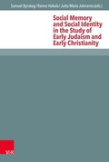 Cover: Social Memory and Social Identity in the Study of Early Judaism and Early Christianity - Vandenhoeck & Ruprecht