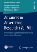 Cover: Advances in Advertising Research (Vol. VII) - Springer Gabler