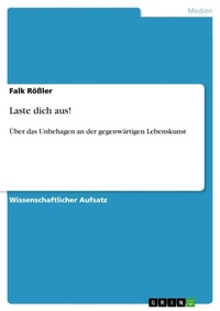 Enlarge image Cover: Laste dich aus! - Grin Verlag