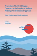Cover: Proceedings of the First US/Japan Conference on the Frontiers of Statistical Modeling: An Informational Approach - Springer