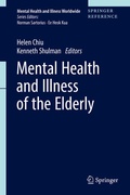 Cover: Mental Health and Illness of the Elderly - Springer