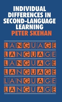 Enlarge image Cover: Individual Differences in Second Language Learning - Routledge