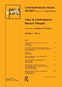 Cover: Time in Contemporary Musical Thought - Routledge