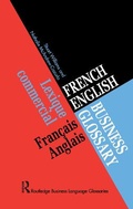Cover: French/English Business Glossary - Routledge