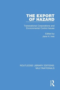 Enlarge image Cover: The Export of Hazard - Routledge