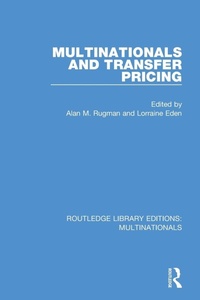 Enlarge image Cover: Multinationals and Transfer Pricing - Routledge