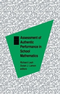 Enlarge image Cover: Assessment of Authentic Performance in School Mathematics - Routledge