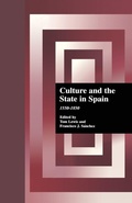 Cover: Culture and the State in Spain - Routledge