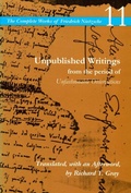 Cover: Unpublished Writings from the Period of Unfashionable Observations - Stanford University Press