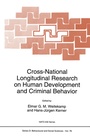Cover: Cross-National Longitudinal Research on Human Development and Criminal Behavior - Springer