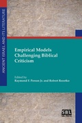 Cover: Empirical Models Challenging Biblical Criticism - Society of Biblical Literature