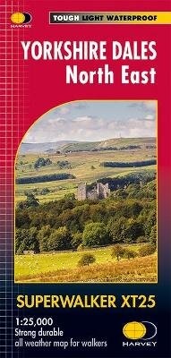 Abbildung von: Yorkshire Dales North East - Harvey Map Services Ltd
