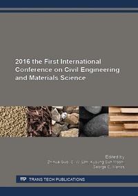 Enlarge image Cover: 2016 the First International Conference on Civil Engineering and Materials Science - Trans Tech Publications Ltd