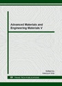 Cover: Advanced Materials and Engineering Materials V - Trans Tech Publications Ltd