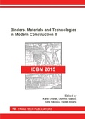 Cover: Binders, Materials and Technologies in Modern Construction II - Trans Tech Publications Ltd