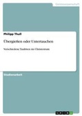 Cover: UEbergiessen oder Untertauchen - Grin Verlag