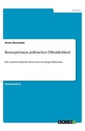 Cover: Konzeptionen politischer OEffentlichkeit - Grin Verlag
