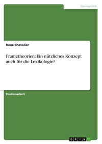 Abbildung von: Frametheorien - GRIN Verlag