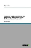 Cover: Netzwerke und Overconfidence - GRIN Publishing