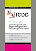 Cover: Economic growth and employment generation nexus: Insight from Ghana - Kassel University Press