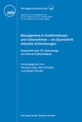 Cover: Management in Kreditinstituten und Unternehmen - ein Querschnitt aktueller Entwicklungen - Knapp, Fritz