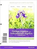 Cover: College Algebra with Intermediate Algebra - Pearson