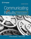 Cover: Communicating for Results - Wadsworth Publishing Co Inc