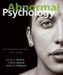Cover: Abnormal Psychology - Wadsworth Publishing Co Inc