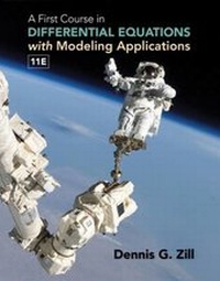 Enlarge image Cover: A First Course in Differential Equations with Modeling Applications - CENGAGE Learning Custom Publishing