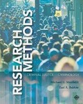 Cover: Research Methods for Criminal Justice and Criminology - Wadsworth Publishing Co Inc