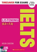 Cover: Timesaver for Exams 'IELTS Listening (5.5-7.5)', mit 3 Audio-CDs - Mary Glasgow Magazines