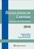 Cover: Regulation of Lawyers - Aspen Publishers Inc.,U.S.