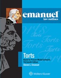 Cover: Emanuel Law Outlines for Torts Prosser Wade Schwartz Kelly and Partlett - Aspen Publishers Inc.,U.S.