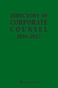 Cover: Directory of Corporate Counsel - Aspen Publishers