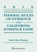 Cover: Federal Rules of Evidence and California Evidence Code - Aspen Publishers Inc.,U.S.