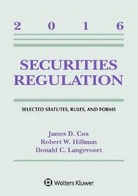 Enlarge image Cover: Securities Regulation - Aspen Publishers Inc.,U.S.