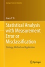 Cover: Statistical Analysis with Measurement Error or Misclassification - Springer