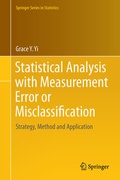 Cover: Statistical Analysis with Measurement Error or Misclassification - Springer