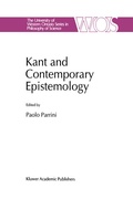 Cover: Kant and Contemporary Epistemology - Springer