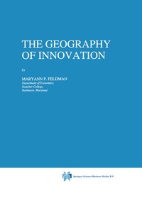 Enlarge image Cover: The Geography of Innovation - Springer