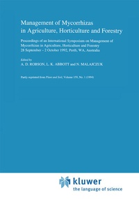Abbildung von: Management of Mycorrhizas in Agriculture, Horticulture and Forestry - Kluwer Academic Publishers