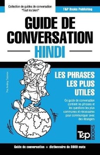 Abbildung von: Guide de conversation Francais-Hindi et vocabulaire thematique de 3000 mots - T&p Books