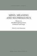 Cover: Mind, Meaning and Mathematics - Springer
