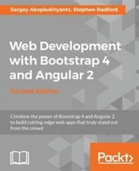 Enlarge image Cover: Web Development with Bootstrap 4 and Angular 2 - - Packt Publishing