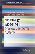 Cover: Geoenergy Modeling II - Springer