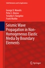 Cover: Seismic Wave Propagation in Non-Homogeneous Elastic Media by Boundary Elements - Springer