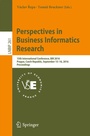 Cover: Perspectives in Business Informatics Research - Springer