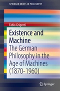 Cover: Existence and Machine - Springer