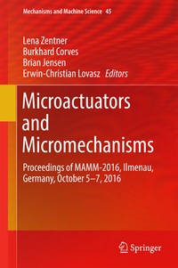 Enlarge image Cover: Microactuators and Micromechanisms - Springer